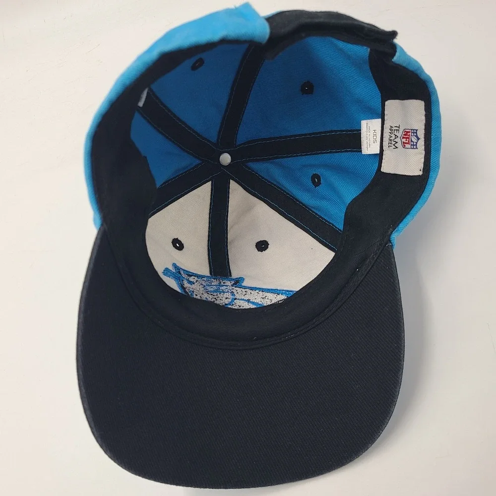 Kids Carolina Panthers Hat Adjustable NFL Team Apparel Blue‎ White NFL Football
